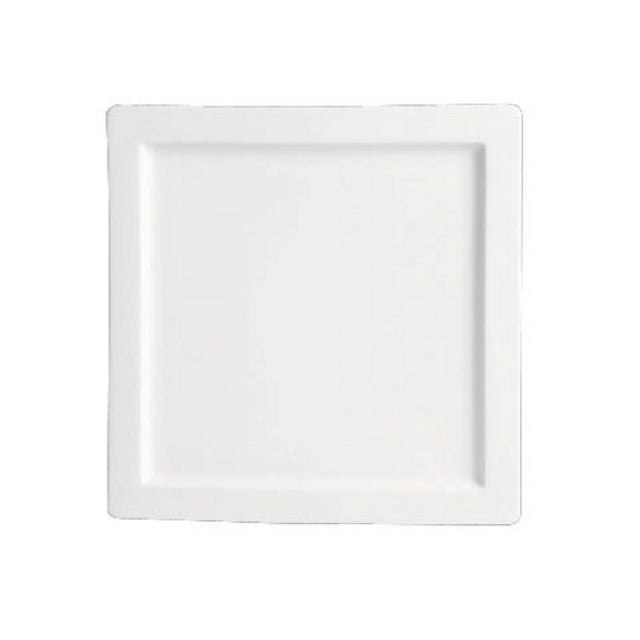 Steelite 6351MP71 - Rim Square Plate, 6.25", Simple Plus