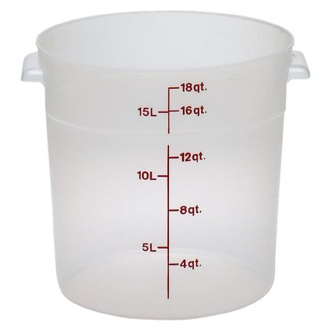 Cambro RFS18PP190 Storage Container Round 18 Qt.