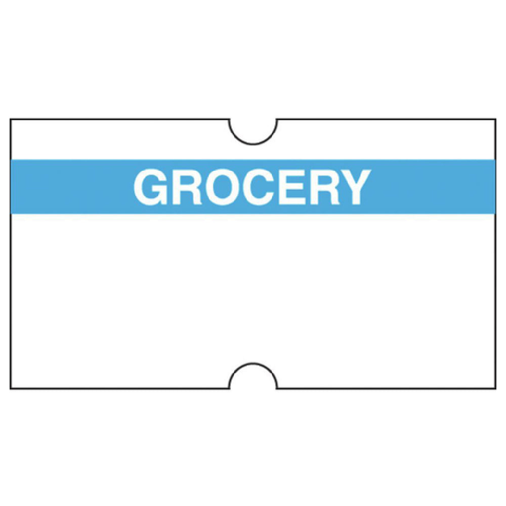 Hubert 47904 - Label, "Grocery", For 1-line Pricing Gun