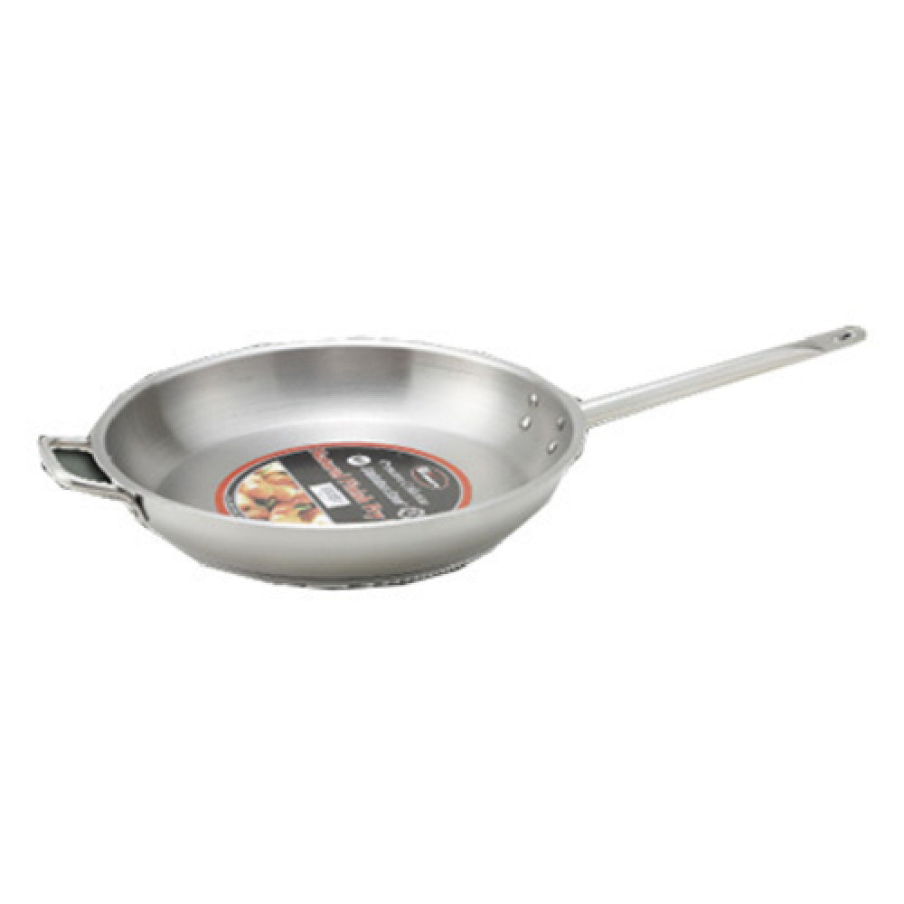 Winco SSFP-12 Premium Fry Pan 12-1/2 Dia. X 2" Deep Round