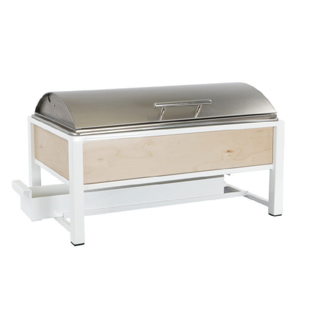 Cal Mil 22113-71 Blonde Chafer 14-1/4" X 22-1/4" X 12-1/2"H Holds Up To 5 Cans Of Fuel At A Time