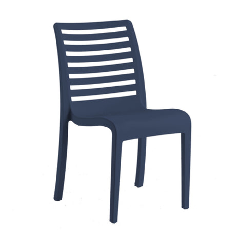 Grosfillex UT944056 - Astoria Stacking Sidechair, 20.9"W X 23.4"D X 34.7"H, Technopolymer With Air Molding Technology