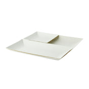 PacknWood BCHIC193 - VIP Set, Includes: (1) Bio N Chic White Sugarcane Plate - 7 X 7in - 100 Pcs (210BCHIC180)
