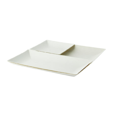 PacknWood BCHIC193 - VIP Set, Includes: (1) Bio N Chic White Sugarcane Plate - 7 X 7in - 100 Pcs (210BCHIC180)