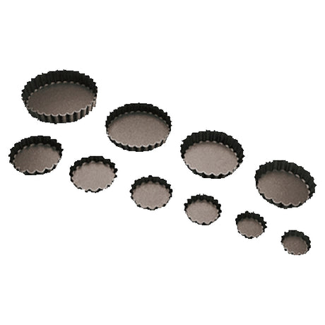 Paderno 47723-12 Tartlet Mold 4-3/4" Dia. X 3/4"H Fluted