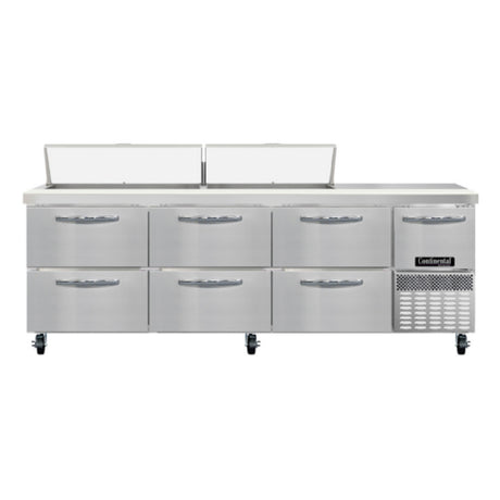 Continental Refrigerator RA93SN18-D Refrigerated Base Shallow Depth Sandwich Unit