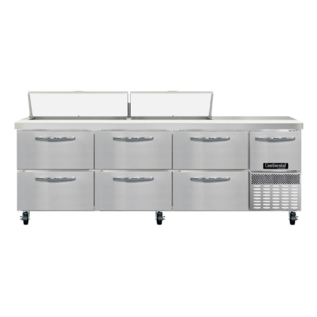 Continental Refrigerator RA93SN18-D Refrigerated Base Shallow Depth Sandwich Unit