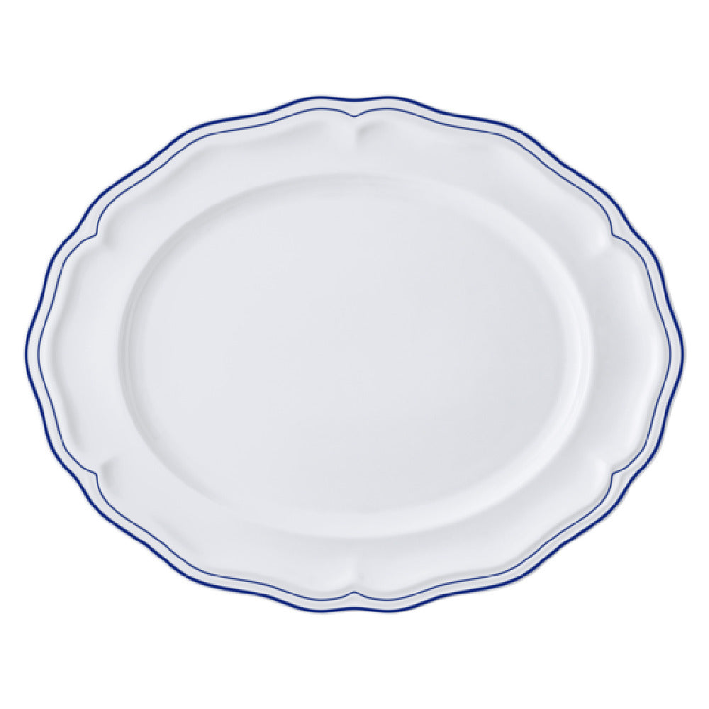Steelite 62579FP817 Oval Platter 13.0" X 10.5" X 1.0" Adelina