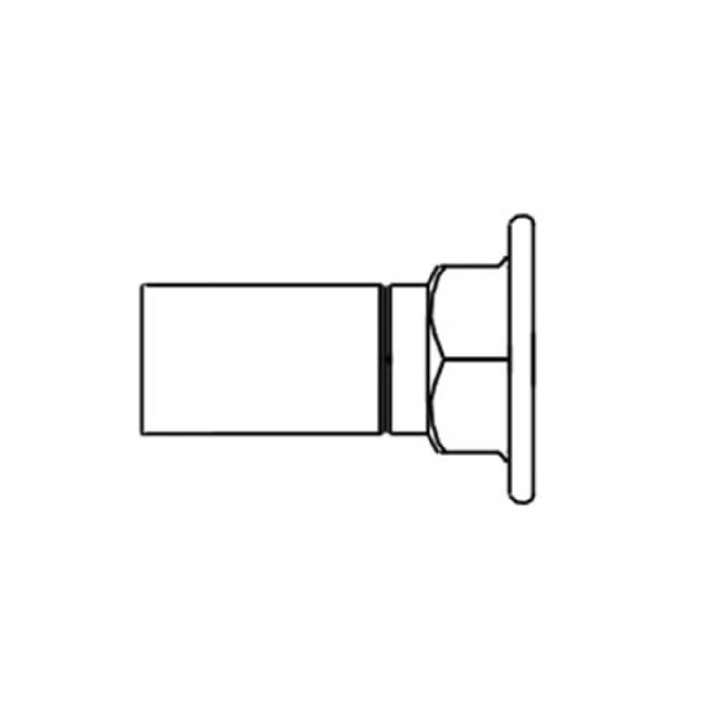 T&S Brass B-0446 Inlet Extension Adds 2-3/4" To Faucets With 1/2" IPS Inlets