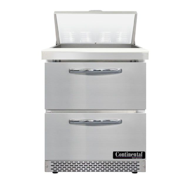 Continental Refrigerator D27N8-FB-D Designer Line Sandwich Unit Front Breather