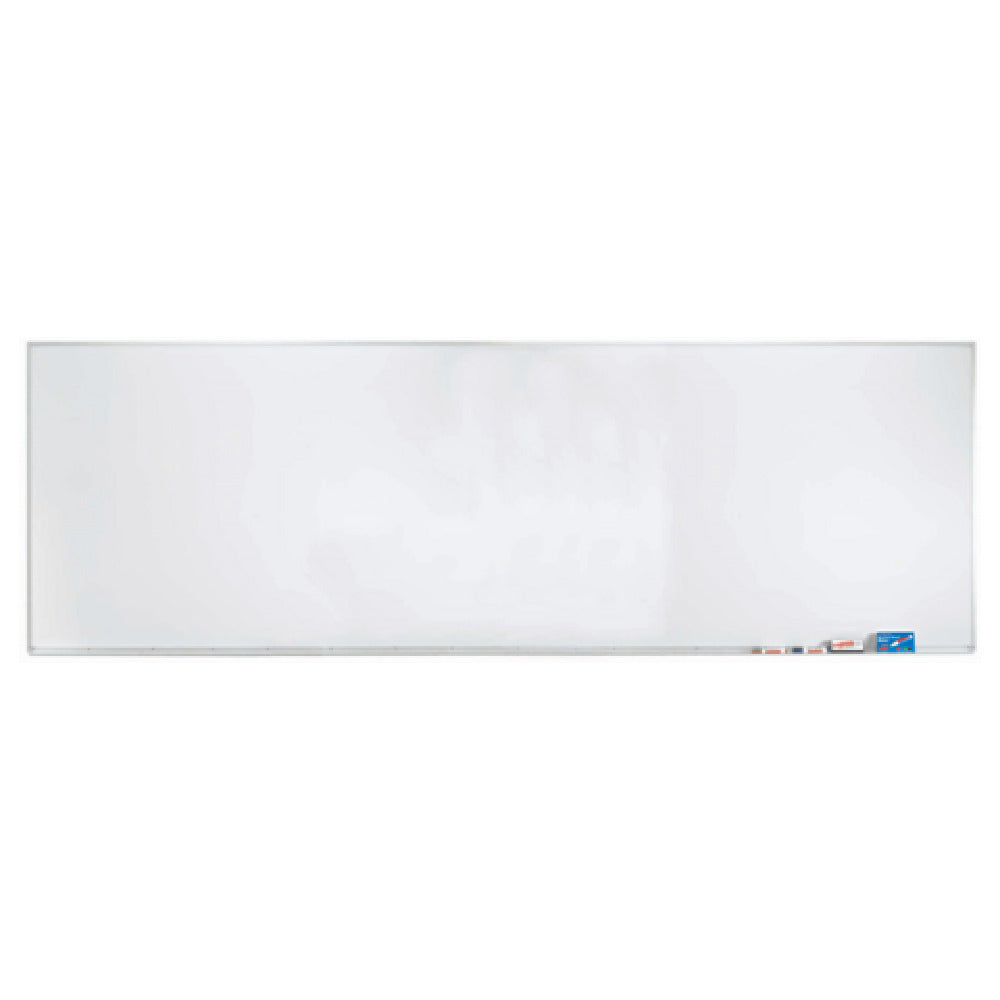 Aarco WDS48144 White Porcelain Markerboard Wall Mount 144"W X 48"H