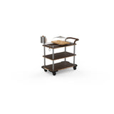 Steelite MGCRNX14WSXX Mogogo Buffet Solutions Roll'n Cheese Plate & Wine Cart 41-1/2" X 21" X 40-1/2"H