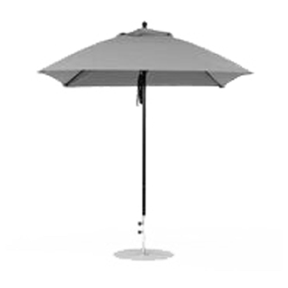 Plantation Prestige Commercial Furniture 9976PL-01 GRA Montego Market Umbrella 7-1/2 Ft. Square