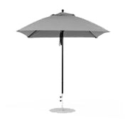 Plantation Prestige Commercial Furniture 9965PL-01 GRA Montego Market Umbrella 6-1/2 Ft. Square Top