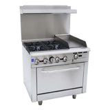 Empura EGR36-G12_NAT - Single Base Gas Range, Natural Gas, 36"W X 32-5/8"D X 60-1/8"H