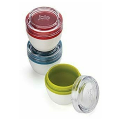 Harold Import Co. 60018 Joie Condiments On The Go Set 1-1/3 Oz. Clear Lid