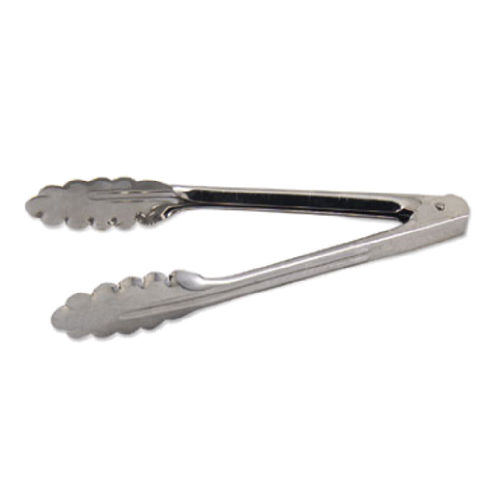 Alegacy Foodservice Products 3507 Spring Tongs 7"L Scalloped Gripping Edge