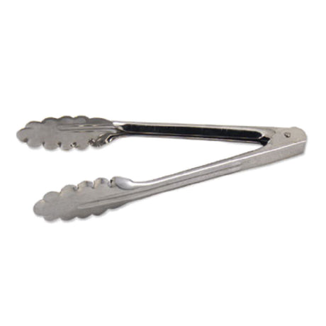 Alegacy Foodservice Products 3507 Spring Tongs 7"L Scalloped Gripping Edge