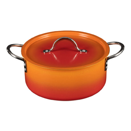 Bon Chef 73302-OM-T - Country French X - Ombre Sauce Pot, 4 Qt 9 Oz, 9.4″ Dia X 4.4″ H