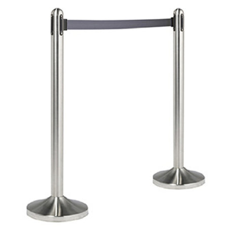 American Metalcraft RSRTGY Securit® Barrier Post & Base System Portable (1) 15" Dia. Base X 40" High Post