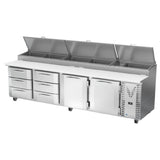 Victory VPPD119HC-6T - Pizza Prep Table, Powered By V-Core™, Four-section