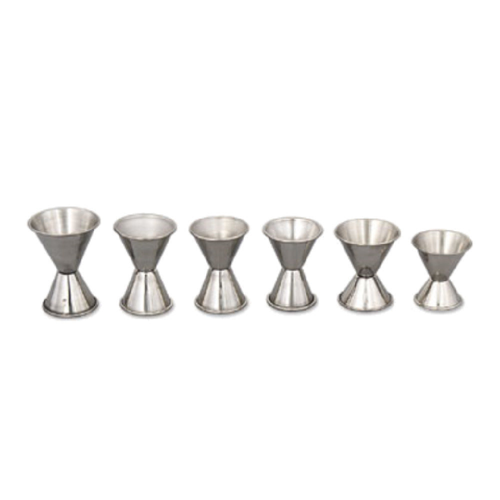 Alegacy Foodservice Products 1295 Double Jigger 1 1-1/4 Oz. Stainless Steel