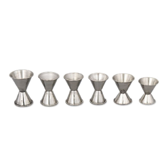 Alegacy Foodservice Products 1295 Double Jigger 1 1-1/4 Oz. Stainless Steel