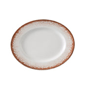 Yanco PR-212 Porto Plate 12"W X 91/2"D X 1"H Oval