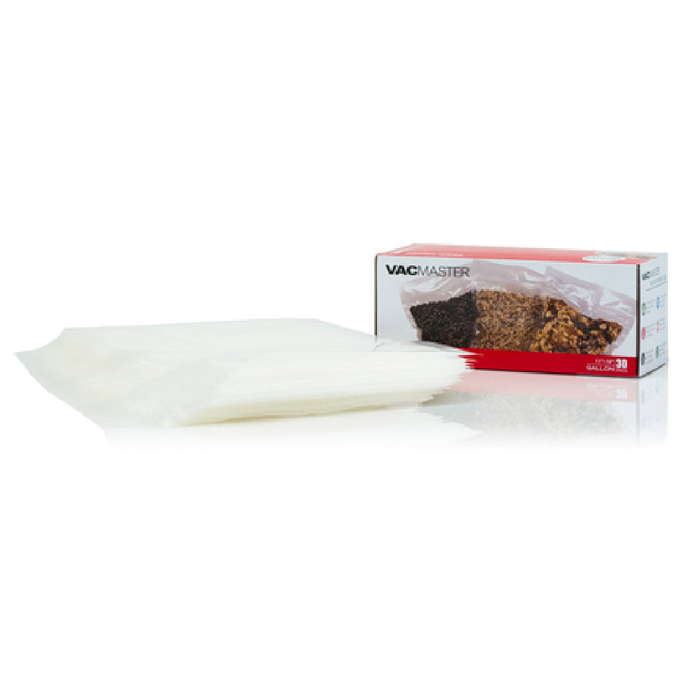 VacMaster 948503 VacMaster™ Full Mesh Zipper Vacuum Seal Gallon Bags 11" X 16"