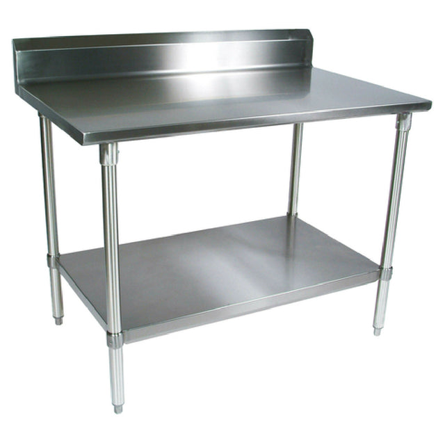 BK Resources CVTR5-3630 Work Table 36"W X 30"D X 34-3/4"H Overall Size 16/304 Stainless Steel Top With 5"H Riser