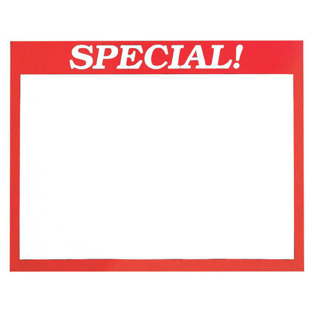 Hubert 81176 - Sign Card, "Special" Imprinted, 7" X 5-1/2"