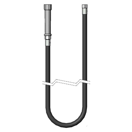 T&S Brass B-0068-R Hose Assembly With Handle 68" Reinforced PVC