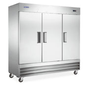 Omcan USA 59028 - (RE-CN-0067E-HC) Aurora Refrigerator, Reach In, Three-section