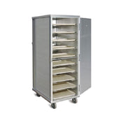 Piper Products AD-5S - Enclosed Tray Delivery Cart, Aluminum, (1) 270° Swing Door With Side Latch