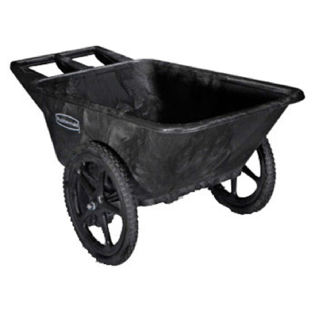 Rubbermaid FG564200BLA - Big Wheel™ Cart, 7-1/2 Cu. Ft. Capacity, 58"L X 32-3/4"W X 28-1/4"H