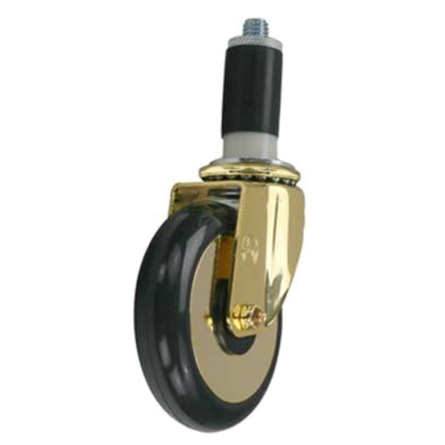 Forbes Industries 6040-ST Replacement Caster 4" Dia. Black Wheel (#6040-W)