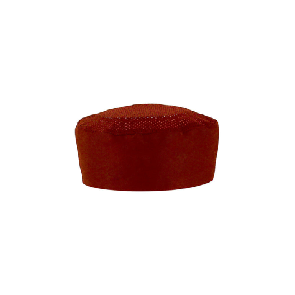 CAC China APHT-1RL Chef's Pride Hat Pillbox 3-1/2"H L/XL