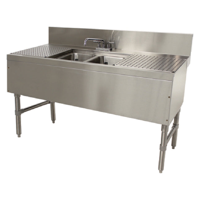 Advance Tabco PRB-24-42C Prestige Underbar Sink Unit 2-compartment 48"W X 25"D X 36"H