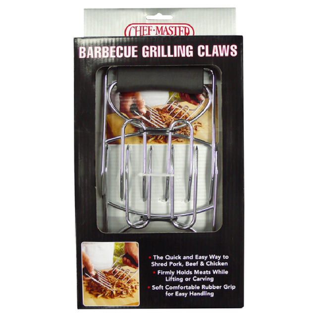 Chef Master 40209HTCCM Chef Master™ Barbecue Grilling Claws Rubber Grip Handles (priced By Pack 2 Each Per Pack)