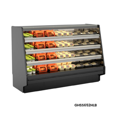 Structural Concepts GHSS852HLB - Fusion® Heated Self-Service Case, 99-3/4"W X 31-1/2"D X 51-7/8"H