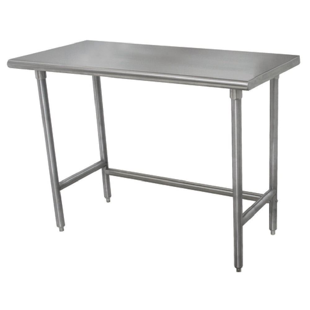 Advance Tabco TELAG-308-X Special Value Work Table 96"W X 30"D 16 Gauge 430 Stainless Steel Top