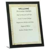 Hubert 38006 - Menu/Sign Holder, 8-1/2" X 11"H, Rectangular