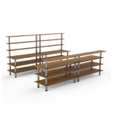 Steelite MGCMLC11BSXF - Double Bar Station, 151.75" X 34.5" X 71.0", Modular