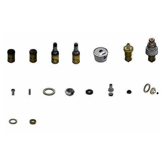 T&S Brass B-8K-NS Faucet Parts Kit Includes: (6) LTC Removable Inserts (6) RTC Removable Inserts