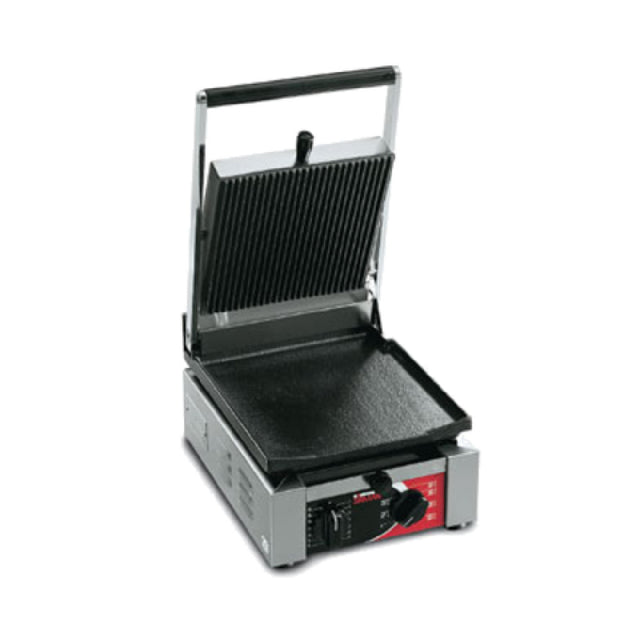 Sirman 34A1601105SI ELIO L Panini Grill Single Grooved Top & Flat Bottom