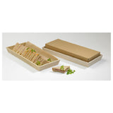PacknWood 210NOAHLID31 - Kraft Lid, 12.2" X 12.2", Square