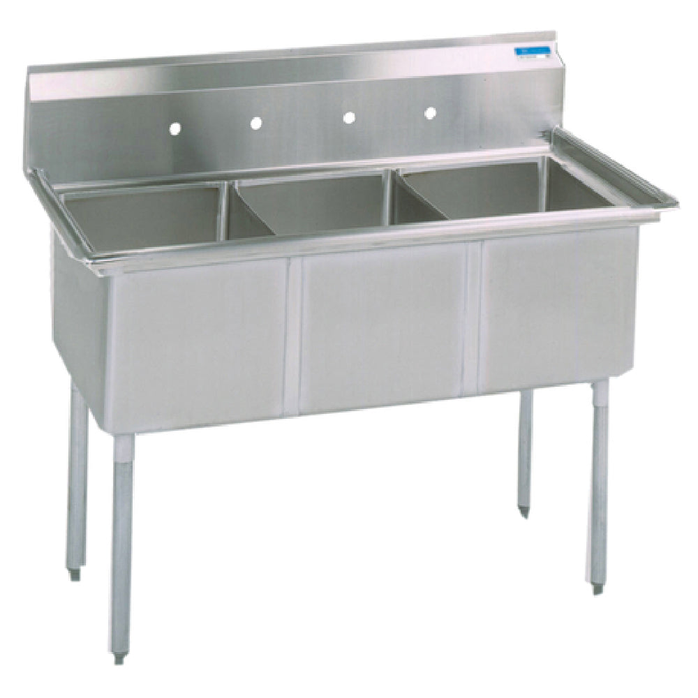 BK Resources BKS-3-24-14 Sink Three Compartment 77"W X 29-13/16"D X 43-3/4"H Overall Size