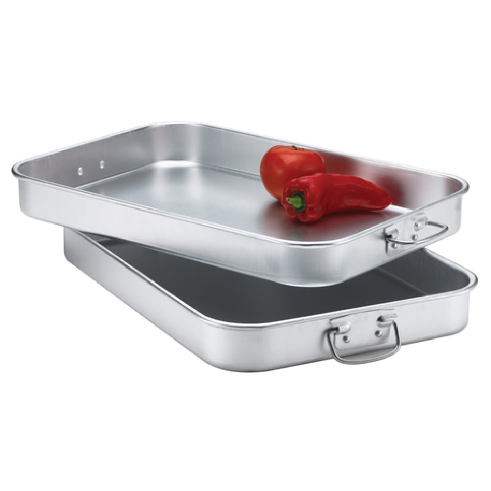 Browne Foodservice 5811014 Thermalloy® Roast Pan 18-7/10" X 12-4/5" X 2-2/5" Rolled Edge