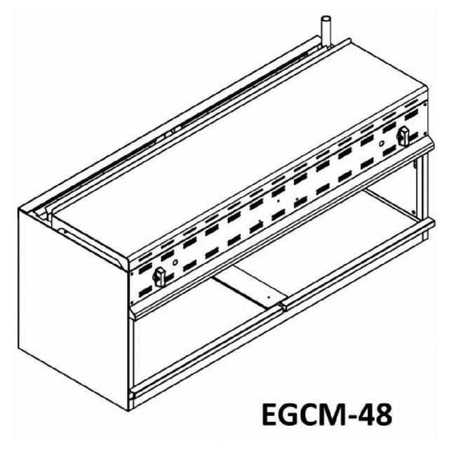 Empura Stainless EGCM-48 Empura 48" Cheesemelter 40000 BTUs