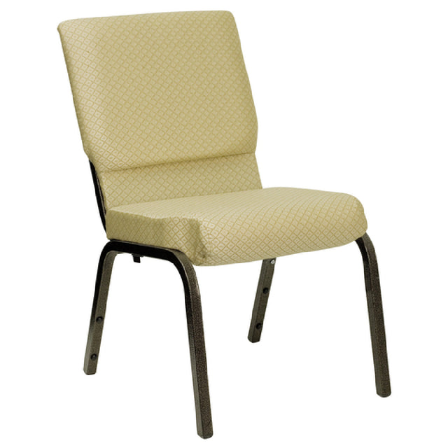 Flash Furniture XU-CH-60096-BGE-GG Hercules Series Stacking Church Chair 800 Lb. Weight Capacity